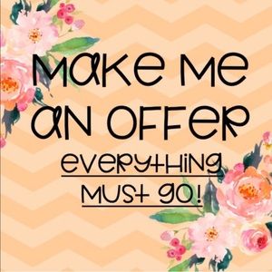 Reasonable offers accepted! Bundle and save!